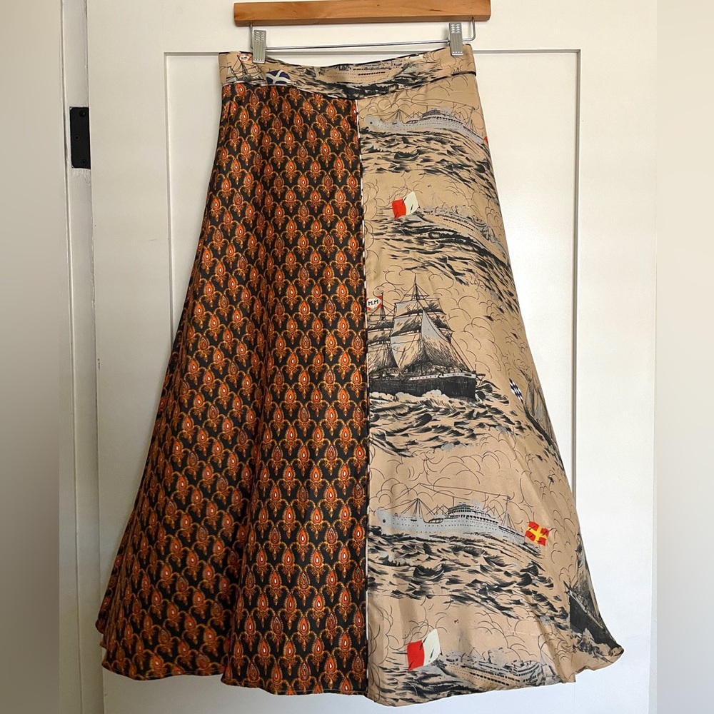 GORGEOUS Designer La Prestic Ouiston Parapluie  Flared Skirt